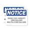 Signmission Diesel Fuel Capacity 1000 Gallons Max Fill OSHA Notice Sign, Vinyl Decal, 10in W x 7in L, 2PK OS-2PACK-NS-D-710-L-10995 - alternate 1